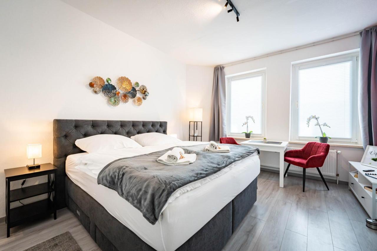 Apartmento Blue Magdeburg - Zentral - Wifi - Netflix Bagian luar foto