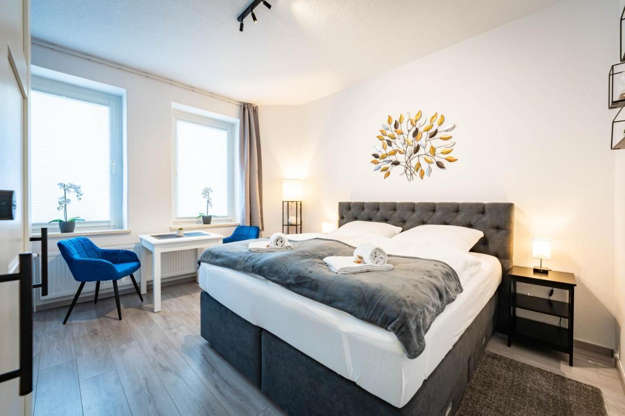Apartmento Blue Magdeburg - Zentral - Wifi - Netflix Bagian luar foto