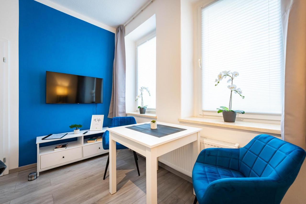 Apartmento Blue Magdeburg - Zentral - Wifi - Netflix Bagian luar foto