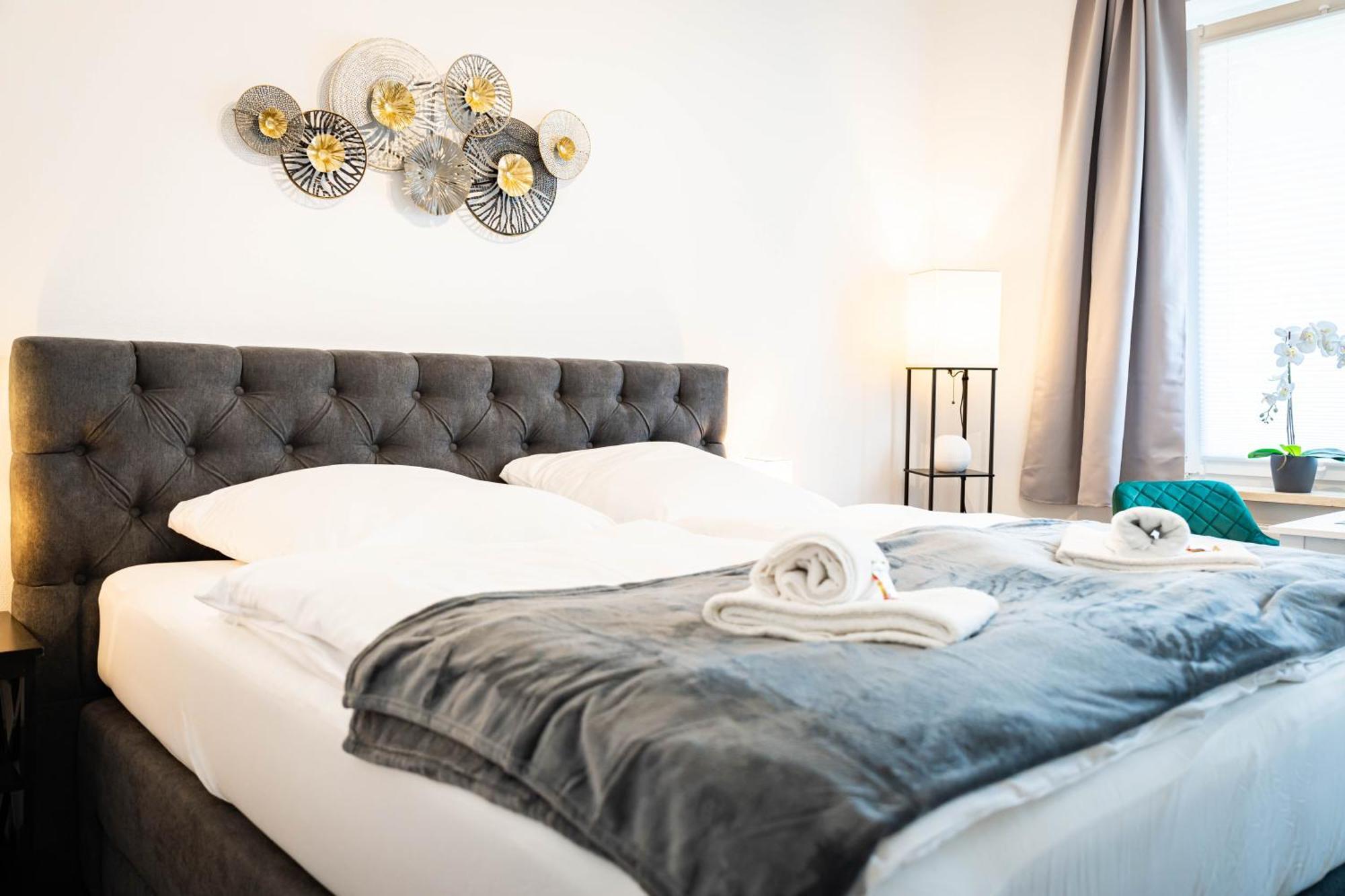 Apartmento Blue Magdeburg - Zentral - Wifi - Netflix Bagian luar foto